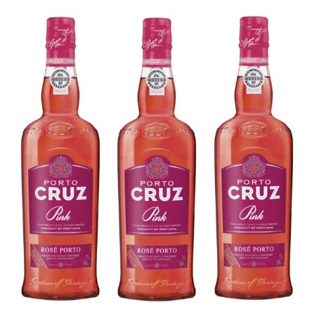 3x 0,75l - Porto Cruz - Pink Port - Vinho do Porto D.O.P. - Portugal - Rosé-Portwein süß 3x 0,75l - Porto Cruz - Pink Port - Vinho do Porto D.O.P. - Portugal - Rosé-Portwein süß von Porto Cruz