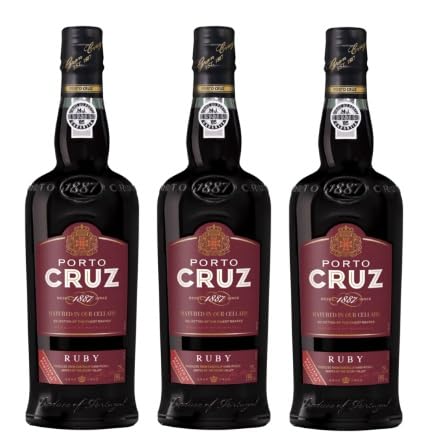3x 0,75l - Porto Cruz - Ruby Port - Vinho do Porto D.O.P. - Portugal - Portwein süß 3x 0,75l - Porto Cruz - Ruby Port - Vinho do Porto D.O.P. - Portugal - Portwein süß von Porto Cruz