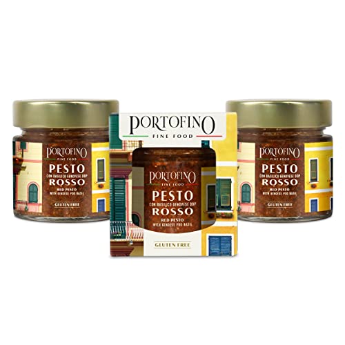 Portofino Fine Food - Rotes Pesto mit Genoveser Basilikum g.U. - 3 x 100 g Portofino Fine Food - Rotes Pesto mit Genoveser Basilikum g.U. - 3 x 100 g von Portofino Fine Food