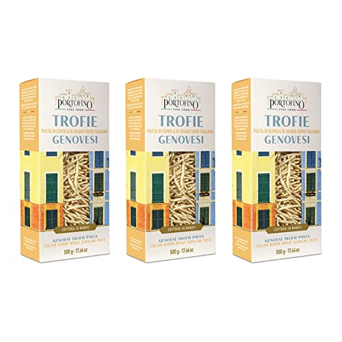 Portofino Fine Food - Trofie Genovesi - Traditionelle ligurische Nudeln - 3 x 500 g Portofino Fine Food - Trofie Genovesi - Traditionelle ligurische Nudeln - 3 x 500 g von Portofino Fine Food
