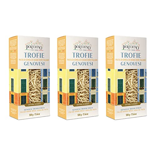 Portofino Fine Food - Trofie Genovesi - Traditionelle ligurische Nudeln - 3 x 500 g von Portofino Fine Food