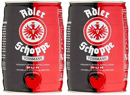 POSSMANN Adler-Schoppe -Frankfurter Äpfelwein PUR (1 x 5 l) von Possmann