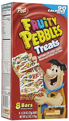 Post Fruity Pebbles & Marshmallow, Müsliriegel, Leckerlis, 3 Stück, 8 Stück Post Fruity Pebbles & Marshmallow, Müsliriegel, Leckerlis, 3 Stück, 8 Stück von Post