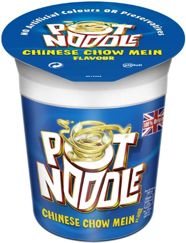 Pot Noodle Chinese Chow Mein, Becher, 6er Pack (6 x 90 g) von Pot Noodle