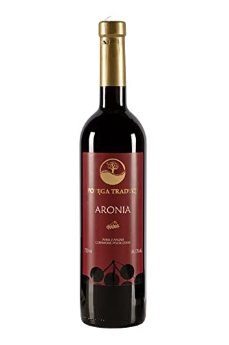 Potęga Tradycji - Aronia-Wein - 750ml - 13% - Aronia-Früchten - Aronia-Beere - Rotwein - Halbsüß - einzigartiger Geschmack - beeindruckendes Aroma - Traditionell - Fruchtig - Antioxidantien - Vitamin von Potęga Tradycji