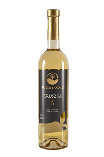 Potęga Tradycji - Birnenwein - 750ml - 12% - Birne - Birnen-Früchten - Weißwein - Trockener - Natürlich - einzigartiger Geschmack - beeindruckendes Aroma - Traditionell - Fruchtig - Jod - Bor - Natur Potęga Tradycji - Birnenwein - 750ml - 12% - Birne - Birnen-Früchten - Weißwein - Trockener - Natürlich - einzigartiger Geschmack - beeindruckendes Aroma - Traditionell - Fruchtig - Jod - Bor - Natur von Potęga Tradycji