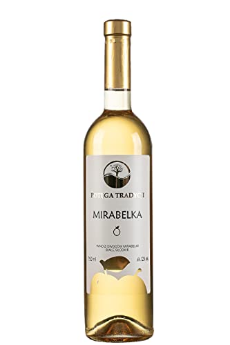 Potęga Tradycji - Mirabellen-Wein - 750ml - 12% - Mirabelle - Mirabellen-Früchten - Weißwein - HalbSüß - Natürlich - einzigartiger Geschmack, beeindruckendes Aroma - Traditionell - Fruchtig - Vitamin von Potęga Tradycji