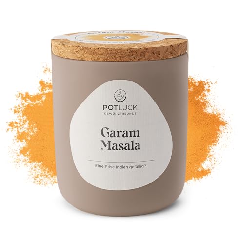 POTLUCK | Garam Masala | Gewürzmischung im Keramiktopf | 70g | Vegan, glutenfrei und mit natürlichen Inhaltsstoffen von POTLUCK Gewürzfreunde