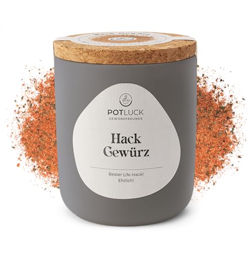 POTLUCK | Hack Gewürz | Gewürzzubereitung im Keramiktopf | 70g | Vegan, glutenfrei und mit natürlichen Inhaltsstoffen von POTLUCK Gewürzfreunde