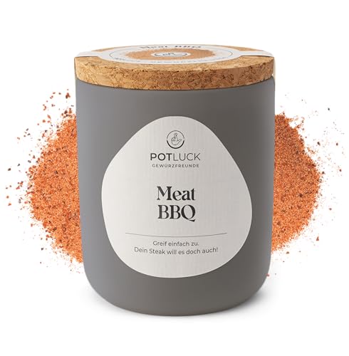 POTLUCK | Meat BBQ | Gewürzsalz im Keramiktopf | 150g | Vegan, glutenfrei und mit natürlichen Inhaltsstoffen POTLUCK | Meat BBQ | Gewürzsalz im Keramiktopf | 150g | Vegan, glutenfrei und mit natürlichen Inhaltsstoffen von POTLUCK Gewürzfreunde