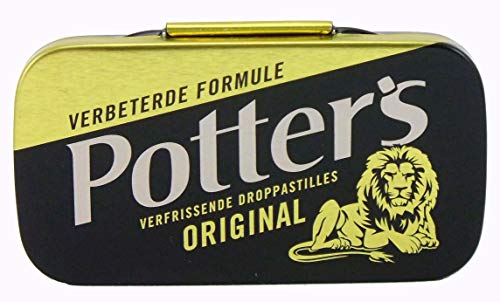 Potter's Original, Liquorice Lozenges, 12.5 Gr (0.44 Oz), (Pack of 5) von Potter's