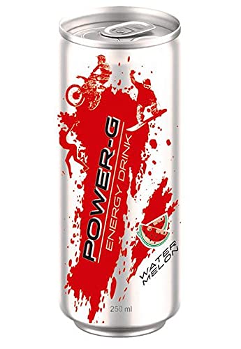 Power-G Watermelon Energy Drink 24 x 0,25 ltr. inkl. 6€ DPG EINWEG Pfand von Power-G