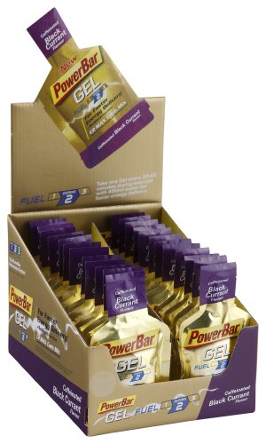 Powerbar Gel C2Max Trinkbeutel Caffeinated Black Currant, 24 x 41 g, 1er Pack (1 x 960 g Packung) von Powerbar