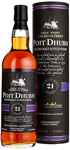 Pràban Na Line The Gaelic Whiskies Whiskey Poit Dhubh Malt 21 Jahre (1 x 0.7 l) von Pràban Na Line The Gaelic Whiskies