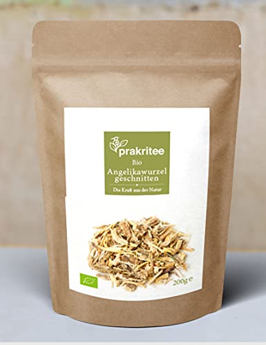 Prakritee Engelwurztee 200g | Bio Angelikawurzel geschnitten | DE-ÖKO-044 von Prakritee