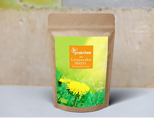 Prakritee Löwenzahn Tee 200g | Bio Löwenzahnblätter geschnitten | DE-ÖKO-044 von Prakritee