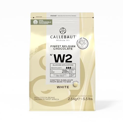 Weiße Kuvertüre, Callebaut W2, 2,5 kg von Callebaut