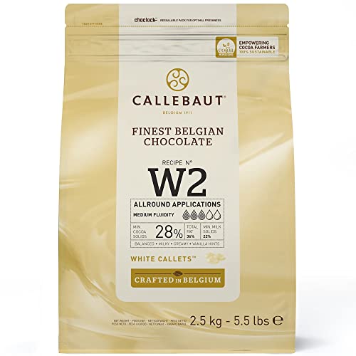 Weiße Kuvertüre, Callebaut W2, 2,5 kg von Callebaut