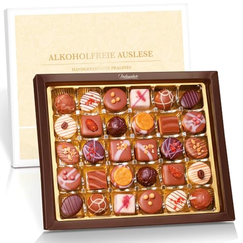 Pralinenbote – Alkoholfreie Auslese mit handgefertigten Pralinen deutscher Chocolatiers, das Pralinen Geschenk (30 Pralinen) von Pralinenclub