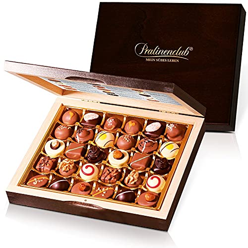 Pralinenbote – Die Pralinenclub Willkommenskollektion mit 30 Pralinen deutscher Chocolatiers, das Pralinen Geschenk (Eine Pralinenlieferung) von Pralinenclub