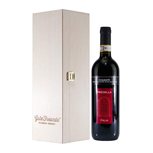 Predella Chianti DOCG Italienischer Rotwein mit Geschenk-Holzkiste von Predella