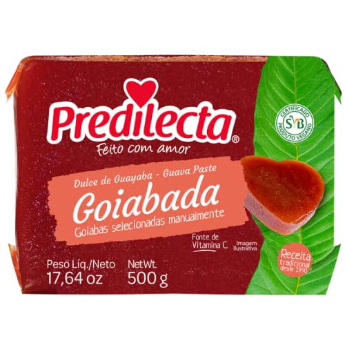 Predilecta- Guave Candy - Guavenpaste - Brasilianisches Industrieprodukt - Ideal für Desserts und Gebäck - 500 Gramm Predilecta- Guave Candy - Guavenpaste - Brasilianisches Industrieprodukt - Ideal für Desserts und Gebäck - 500 Gramm von Predilecta