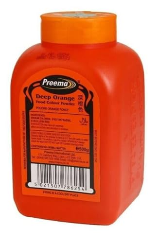 Preema Lebensmittelfarbe Pulver Orange - 3x500g - 3er-Packung Preema Lebensmittelfarbe Pulver Orange - 3x500g - 3er-Packung von Preema