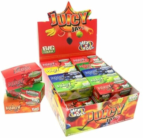 Juicy Jay's Pick N Mix Rolls – 8 Rollen, verschiedene Geschmacksrichtungen von Premier Life Store