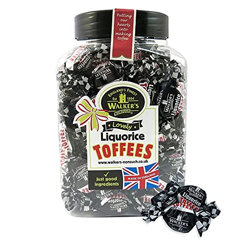 Walkers Nonsuch Lovely Liquorice Toffees Toffees Glas, 1,25 kg Walkers Nonsuch Lovely Liquorice Toffees Toffees Glas, 1,25 kg von Premier Life Store