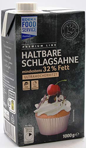 Premium Line Haltbare Schlagsahne, 3er Pack (3 x 1 l) von Premium Line