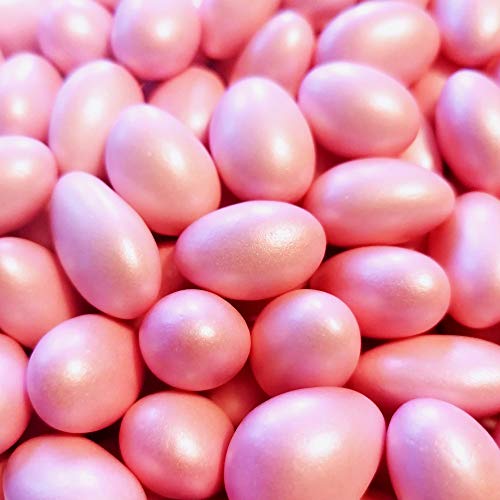 Hochzeitsmandeln Perlglanz 1 kg - Gastgeschenk Hochzeit Bonboniere Give Away Zuckermandeln glänzend - griechische Koufeta für italienische Confetti französische Dragees, Farbe:Rosa Perlglanz Hochzeitsmandeln Perlglanz 1 kg - Gastgeschenk Hochzeit Bonboniere Give Away Zuckermandeln glänzend - griechische Koufeta für italienische Confetti französische Dragees, Farbe:Rosa Perlglanz von Premium Weddings
