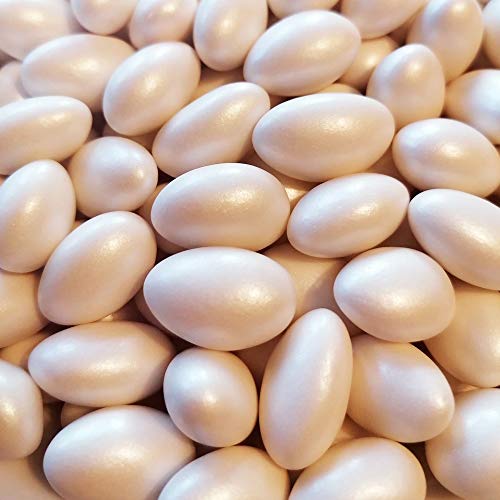 Hochzeitsmandeln Perlglanz 1 kg - Gastgeschenk Hochzeit Bonboniere Give Away Zuckermandeln glänzend - griechische Koufeta für italienische Confetti französische Dragees, Farbe:Weiß Perlglanz Hochzeitsmandeln Perlglanz 1 kg - Gastgeschenk Hochzeit Bonboniere Give Away Zuckermandeln glänzend - griechische Koufeta für italienische Confetti französische Dragees, Farbe:Weiß Perlglanz von Premium Weddings