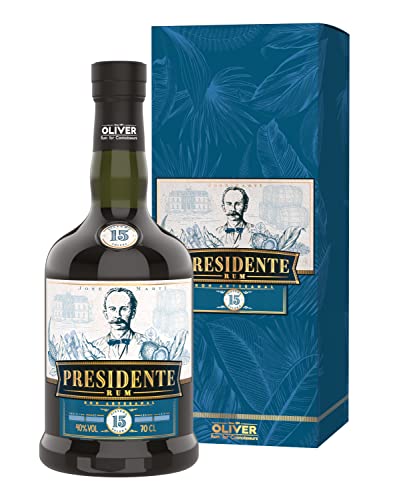 Presidente 15 Años Solera Rum 40% Vol. 0,7l in Geschenkbox von Presidente Marti