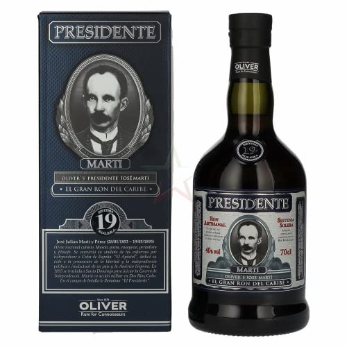 Presidente Marti 19 Años Solera 40,00% 0,70 Liter Presidente Marti 19 Años Solera 40,00% 0,70 Liter von Presidente Marti