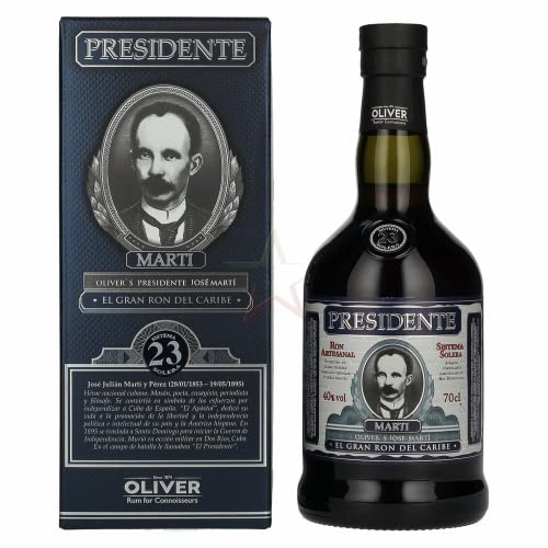 Presidente Marti 23 Años Solera 40,00% 0,70 Liter Presidente Marti 23 Años Solera 40,00% 0,70 Liter von Presidente Marti