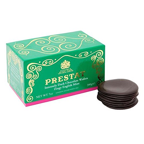 Prestat Dark Chocolate Mint Zingy Englisch Wafer Thin 200g von Prestat