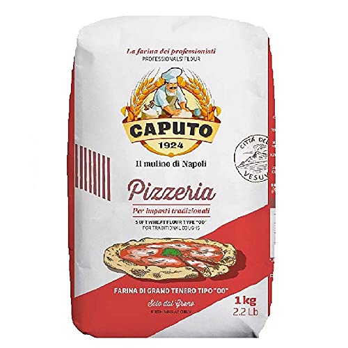 Caputo Italienisches Premium-Mehl Typ "00" Pizzeria, 2 kg (2 x 1 kg) von Prestige Food & Wine