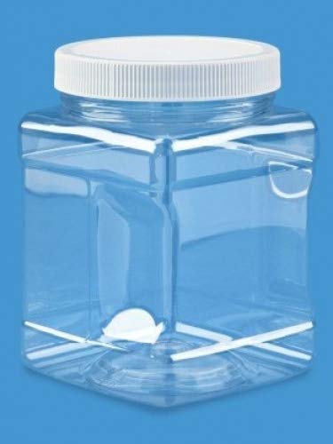 Große freie Plastikgewürz-Gläser mit Sifter-Kappe (Nahrungsmittelgrad - BPA geben) - 22 flüssige Unze-Kapazität durch Stolz von Indien von Pride Of India