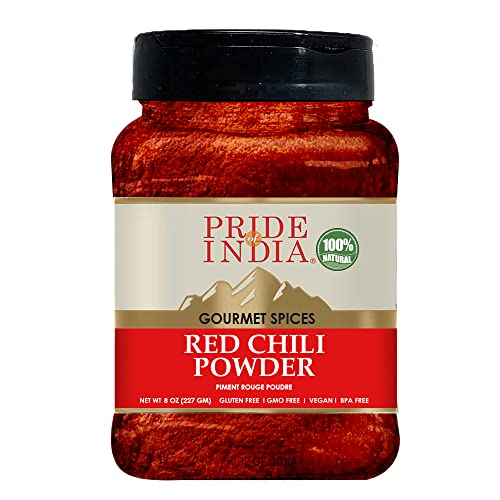 Pride Of India - Indian Spice Pack (Red Chilli Ground (halbes Pfund)) von Pride Of India