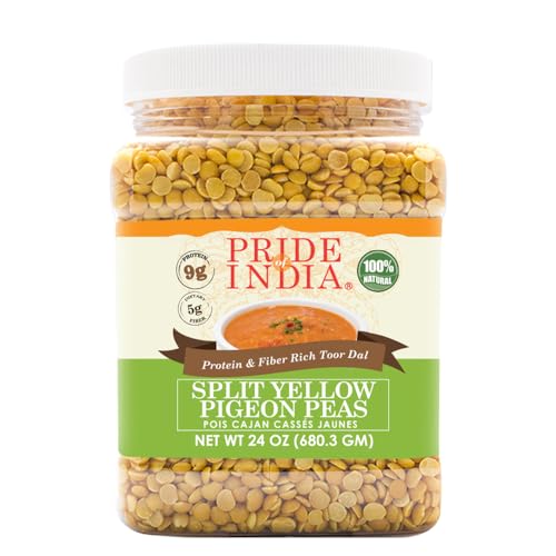 Pride Of India indian Split gelbe Erbsenprotein Dove & ballaststoffreiche toor dal, 1,5 Pfund Glas Pride Of India indian Split gelbe Erbsenprotein Dove & ballaststoffreiche toor dal, 1,5 Pfund Glas von Pride Of India