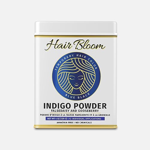 Stolz Indien - Indigo Haarpuder w / Falsedaisy u. Muskroot, halbes Pfund (8oz), 100% natürlich von Pride Of India