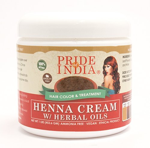 Stolz Indien - Kräuter Henna Haarfarbe Creme - Ein Pfund, 100% Natürlich - Keine Chemikalien / Farbstoffe Stolz Indien - Kräuter Henna Haarfarbe Creme - Ein Pfund, 100% Natürlich - Keine Chemikalien / Farbstoffe von Pride Of India