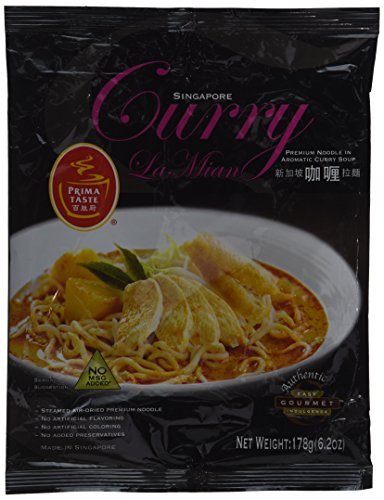Prima Taste Curry La Mian, 185g, (Pack of 6) by Prima Taste [Foods] von Prima Taste