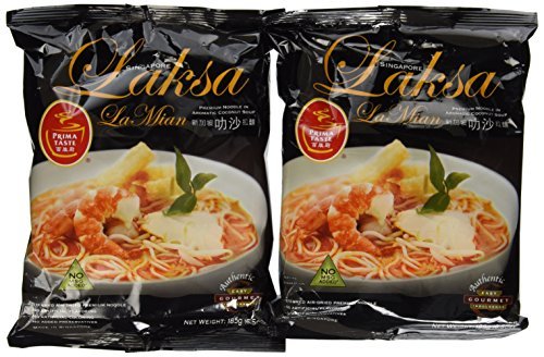 Prima Taste Laksa La Mian, 185g, (Pack of 2) by Prima Taste von Prima Taste
