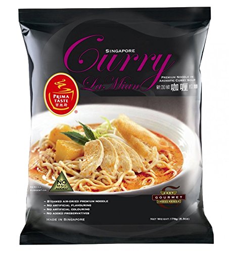 Singapore Curry La Mian Curry Nudeln 3er Pack Singapore Curry La Mian Curry Nudeln 3er Pack von Prima Taste
