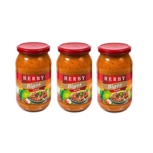 3 x Herby Bigos polnischer Sauerkrauteintopf mit Wurst 850g 3 x Herby Bigos polnischer Sauerkrauteintopf mit Wurst 850g von Prima