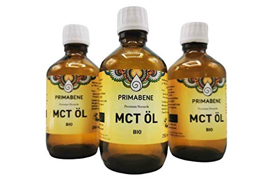 Primabene, 100% MCT Öl Bio - Ideal für Paleo-, Low-Carb- und ketogene Diäten (1 x 250 ml) von PRIMABENE
