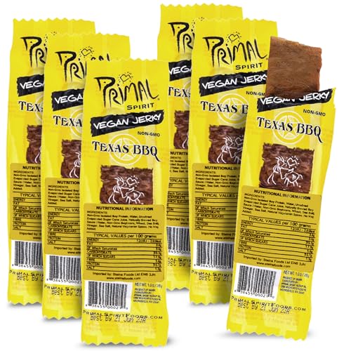 Urgeist Vegan Gf Stoßartiges Streifen Texas Bbq 28g Packung Von 6 Urgeist Vegan Gf Stoßartiges Streifen Texas Bbq 28g Packung Von 6 von Primal Spirit Foods