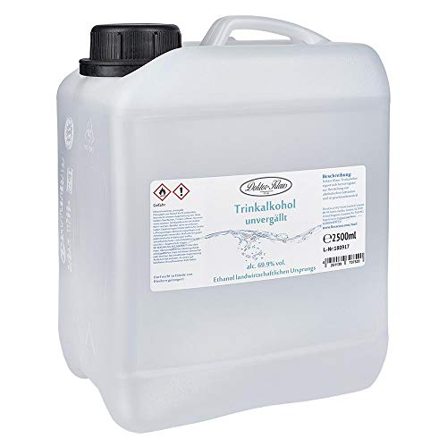 2500ml Primasprit Trinkalkohol 69,9% vol. Alc. in transparentem PE-HD Kanister von Doktor Klaus 2500ml Primasprit Trinkalkohol 69,9% vol. Alc. in transparentem PE-HD Kanister von Doktor Klaus von Primasprit