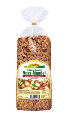 GranoVita Vollkorn-Knusper Nuß-Mandel, 500 g von Primavita